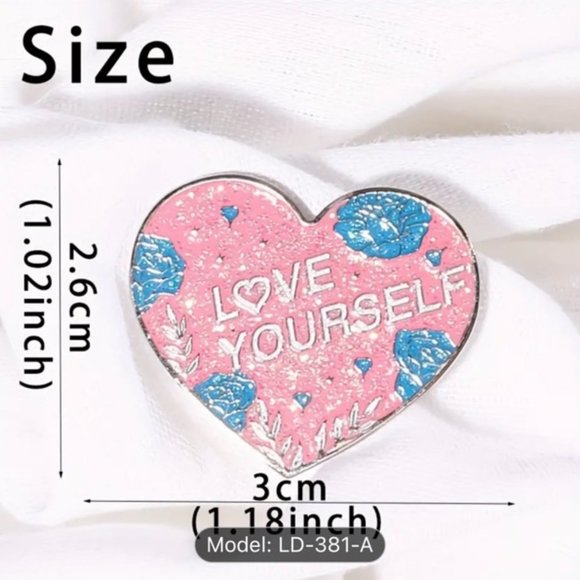 BTS LOVE YOURSELF INSPIRED PIN - Picture 2 of 4